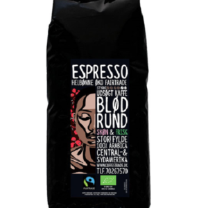 ESPRESSO (rund/fyldig) Økologisk Fairtrade Kaffe - 1 Kg